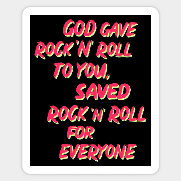 god gives Sticker by 1000horsemen